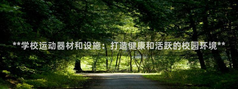 耀世娱乐软件下载安装：**学校运动器材和设施：打造健