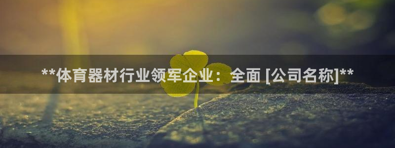 耀世平台最新注册地址在哪看：**体育器材行业领军企业