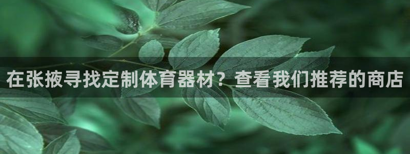 耀世娱乐官网网站入口：在张掖寻找定制体育器材？查看我
