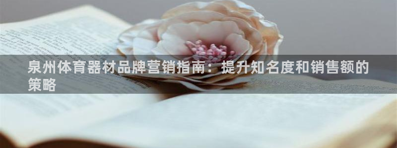 耀世集团王总：泉州体育器材品牌营销指南：提升知名度和