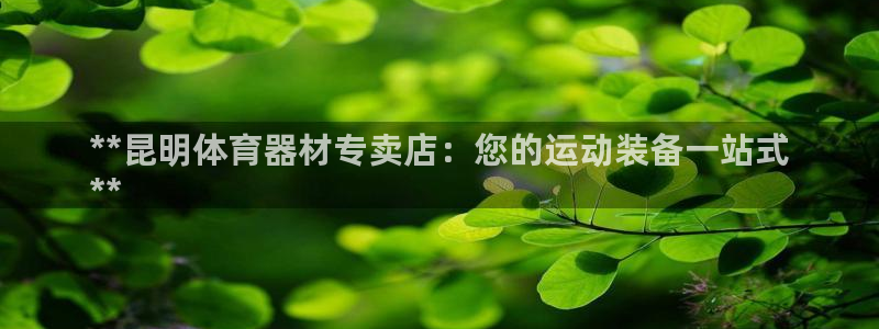 耀世令是什么：**昆明体育器材专卖店：您的运动装备一站式
*